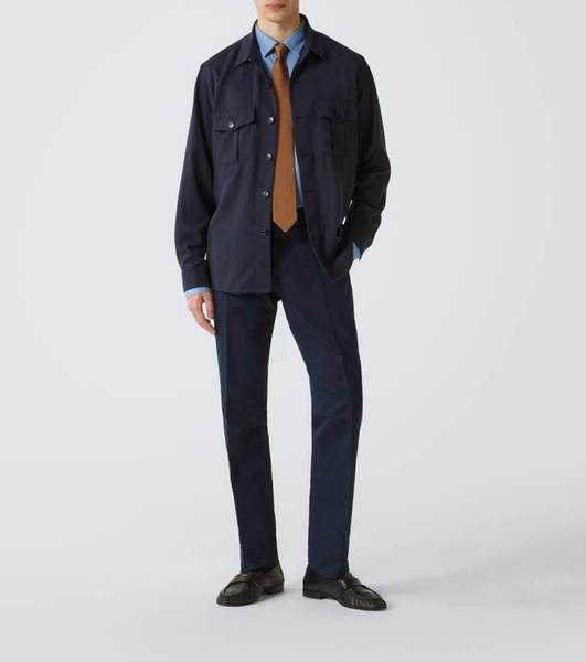 Straight-cut overshirt