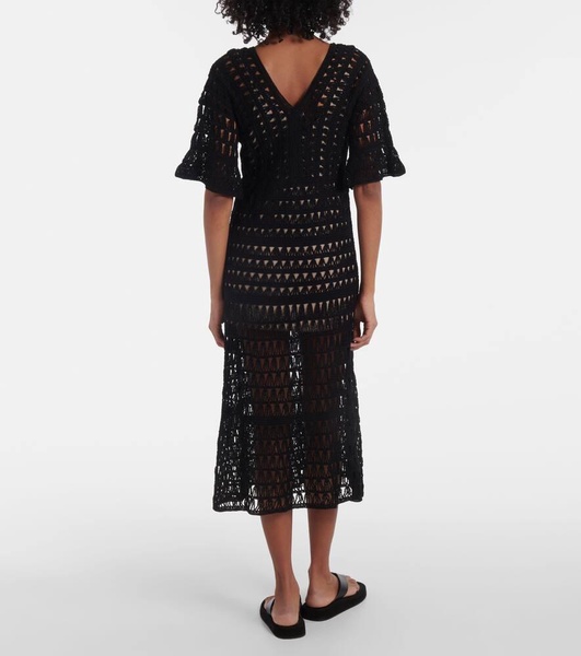 Marissa cotton crochet maxi dress