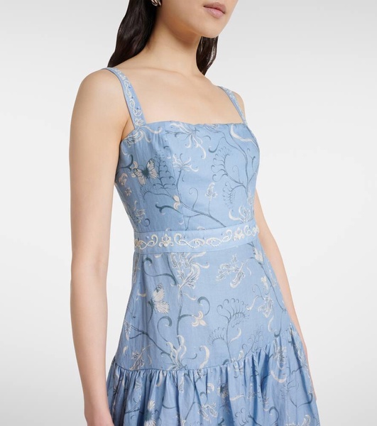 Lima Lymanopoda appliqué cotton maxi dress