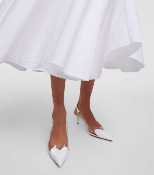 Cœur slingback pumps