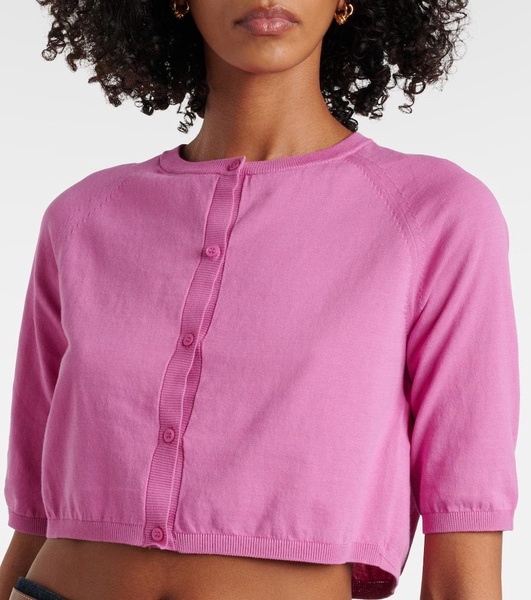 Pam cropped cotton cardigan