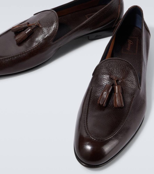 Leather loafers