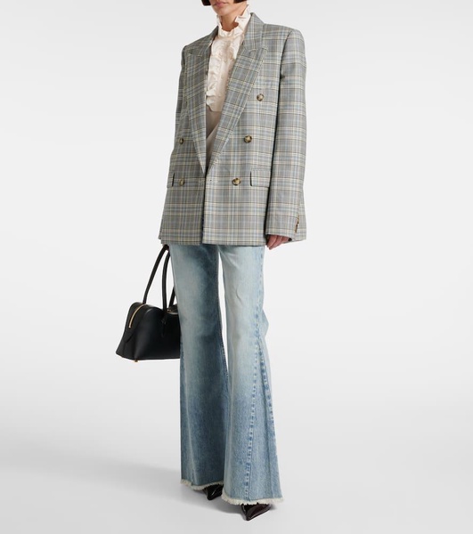 Meredith ruffled silk blouse