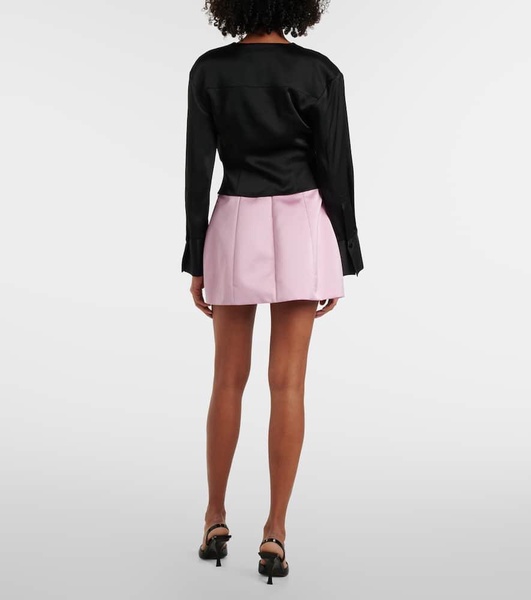 Envers draped satin top