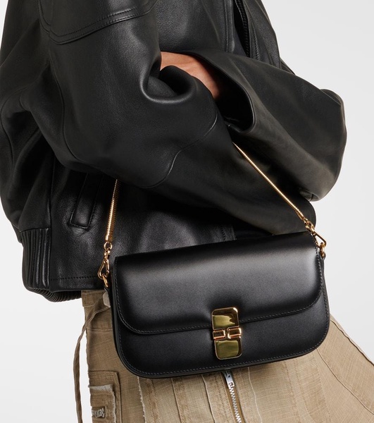 Grace leather shoulder bag