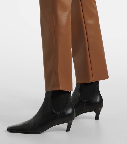 Sublime faux leather flared pants