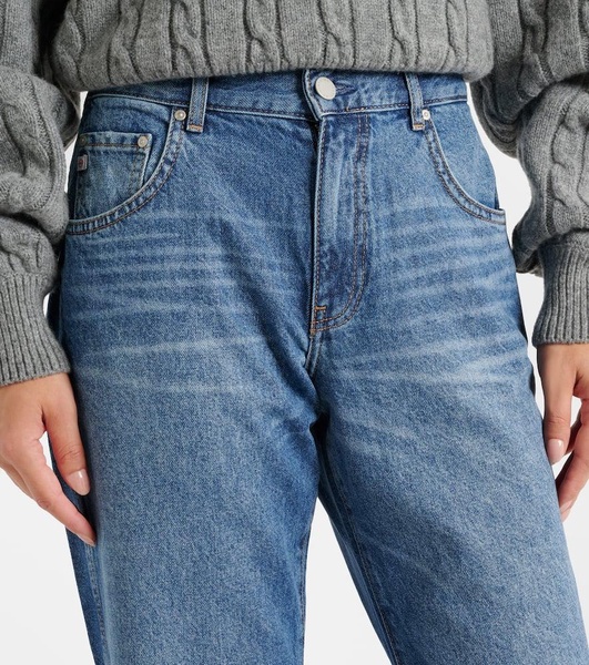 Tenerife mid-rise straight jeans
