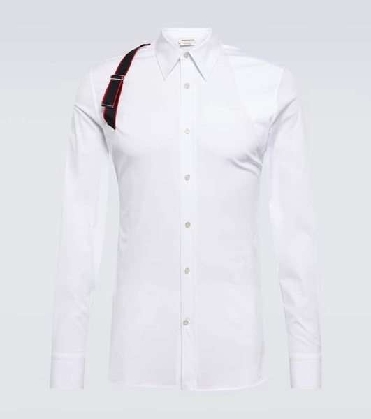 Signature Harness cotton-blend shirt