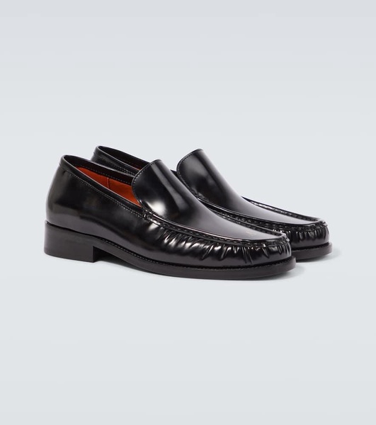 Leather loafers