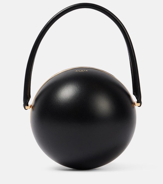 Sphere leather tote bag