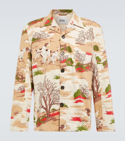 Printed cotton shirt