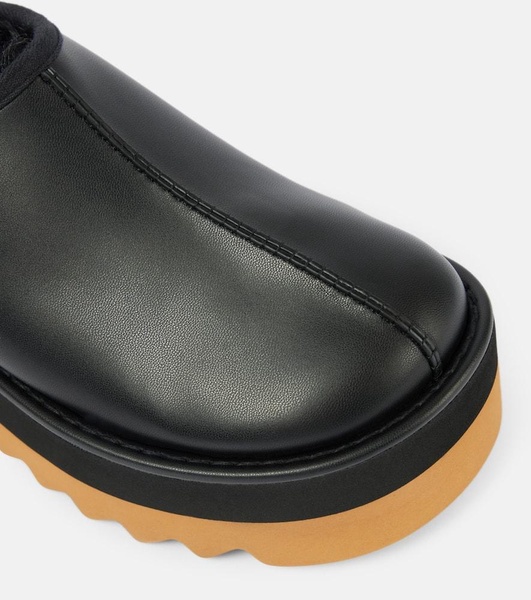 Sneak-Elyse faux leather platform sneakers