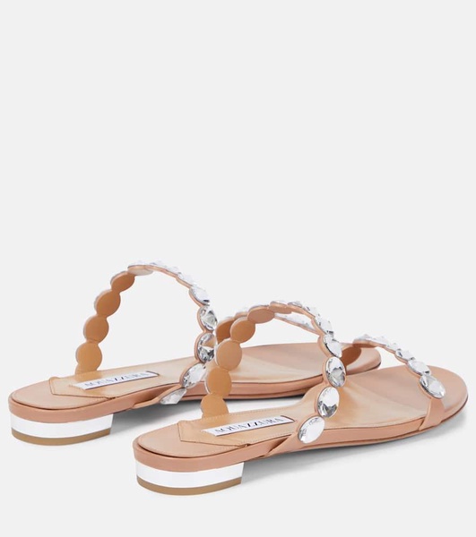 Maxi-Tequila embellished leather sandals