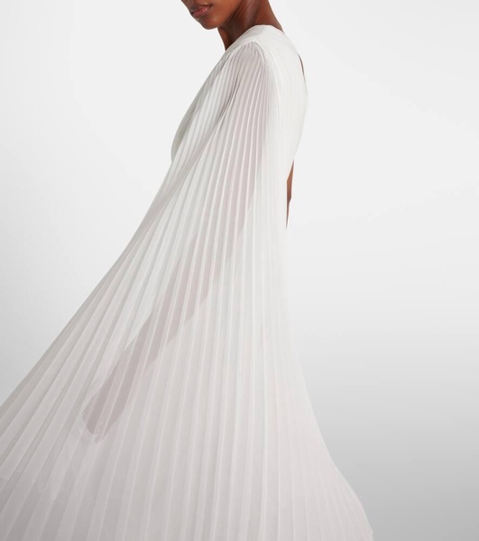 Bridal Lorena chiffon and cady gown
