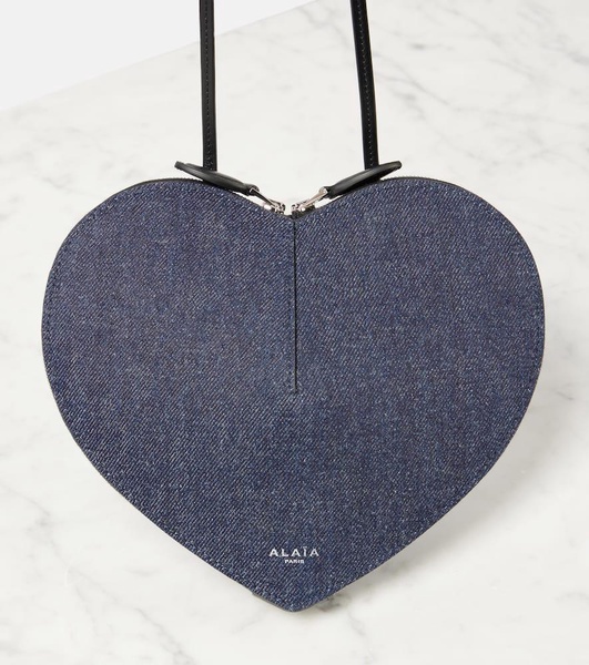 Le Cœur denim shoulder bag