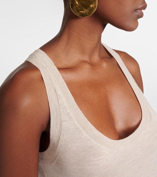 Abbono cashmere tank top