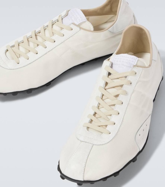 Sprinters leather-trimmed sneakers