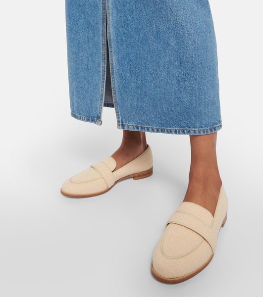 Martin bouclé moccasins