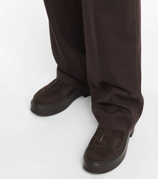 Zipped Boot 1 suede ankle boots