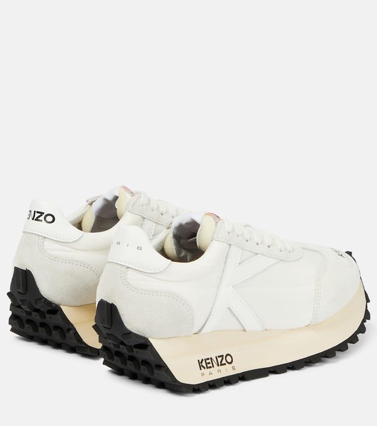 Kenzosmile Run suede sneakers