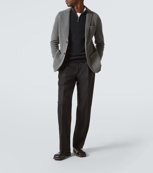 Mr Poole wool and cashmere cardigan