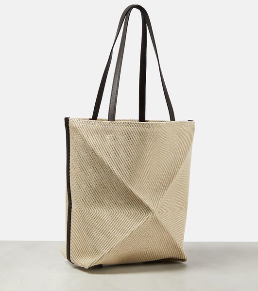 Puzzle Fold Medium canvas tote bag