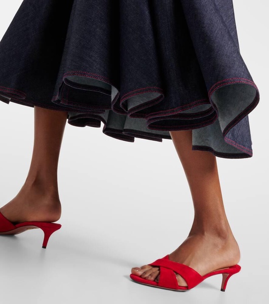 Divine 50 suede mules
