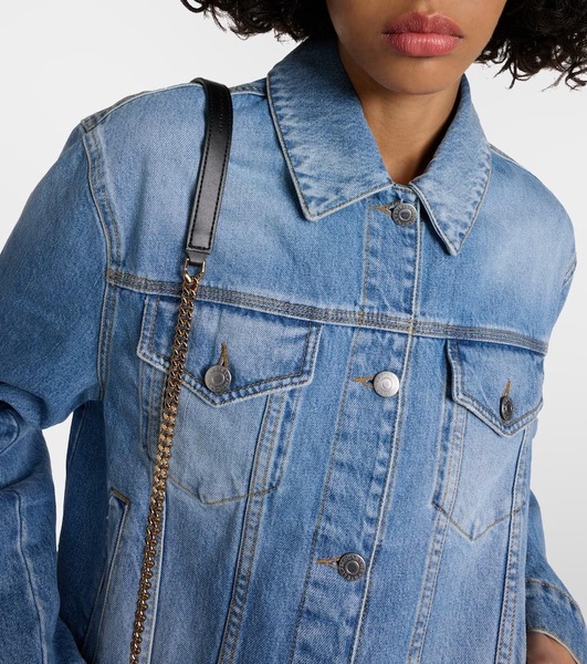 Falabella chain-detail denim jacket