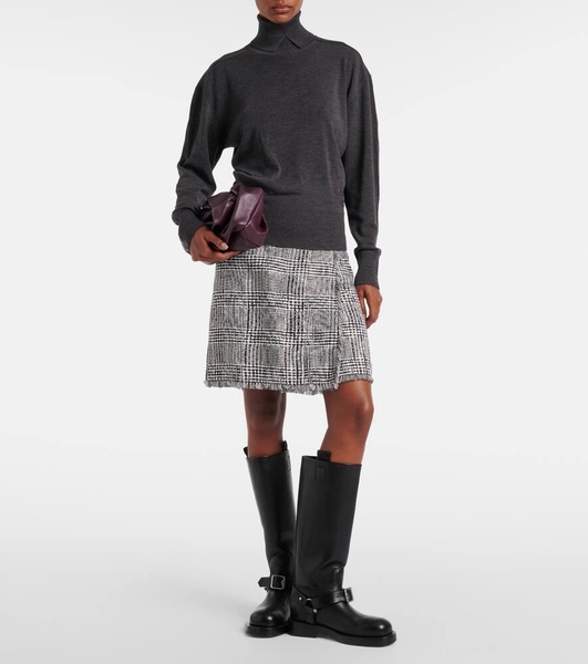 Wool turtleneck sweater
