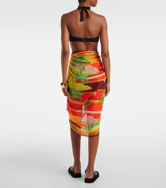 Palm Island cotton beach cover-up