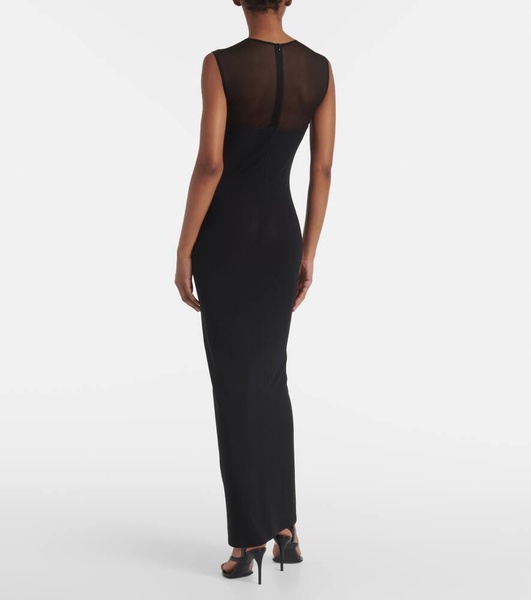 Paneled maxi dress