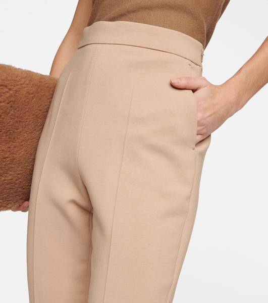 Nepeta wool-blend crêpe pants