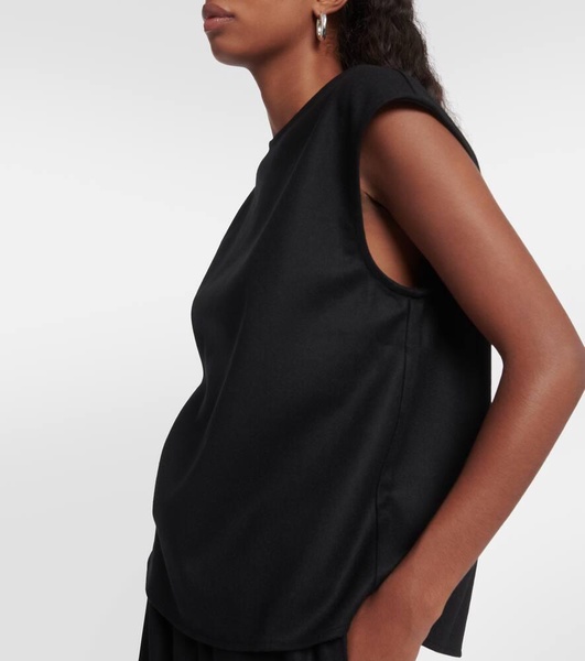 Dasha wool and cashmere top