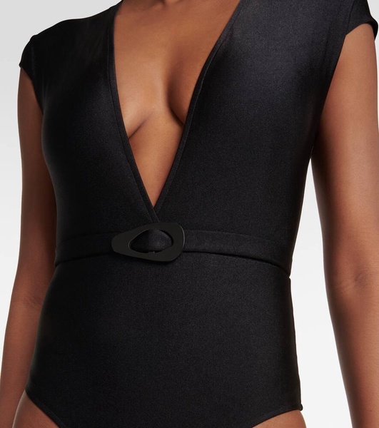 Belted swimsuit