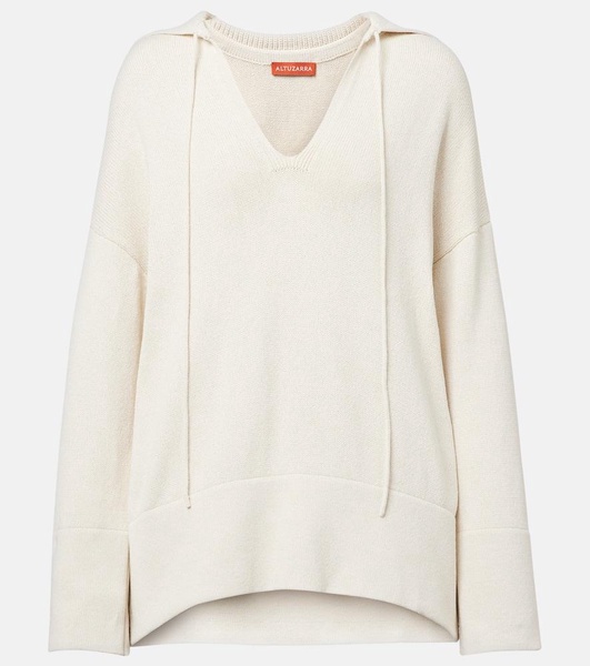 Spike silk-blend sweater