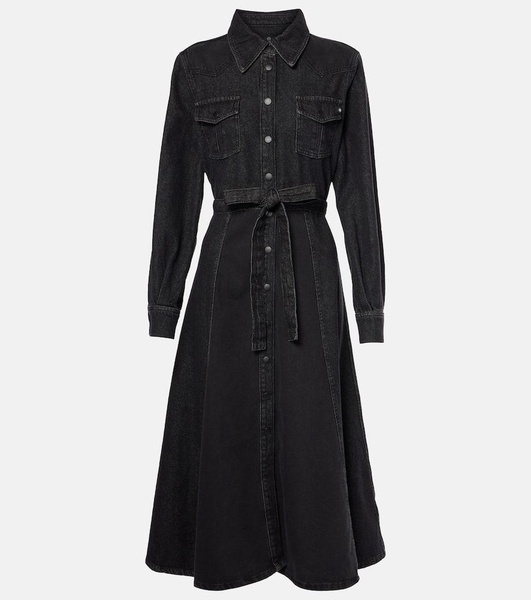 Marseille denim shirt dress