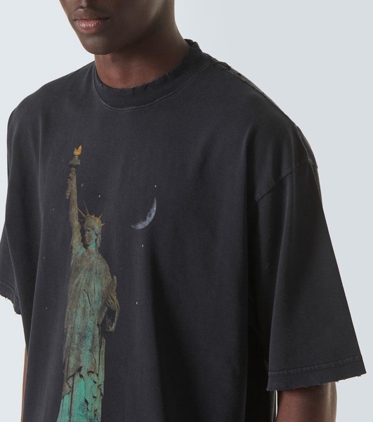 Paris Liberty cotton jersey T-shirt