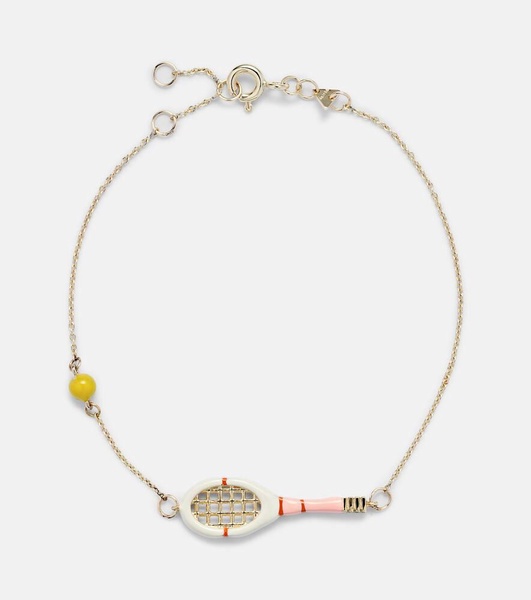 Tennis Pelota 9kt gold bracelet 