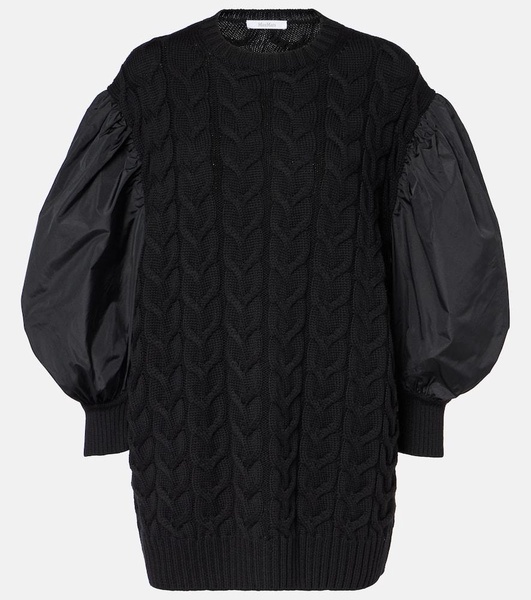 Ancella knitted wool minidress