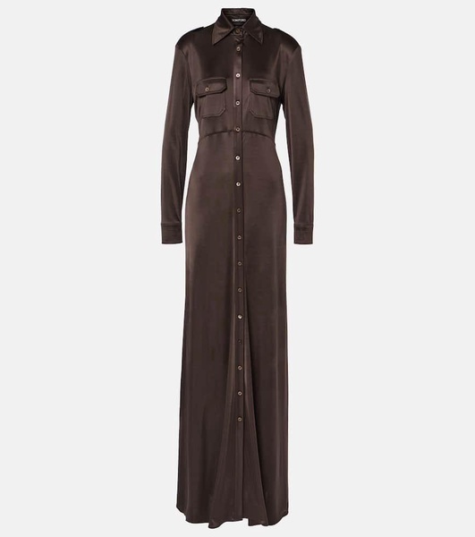 Jersey maxi dress