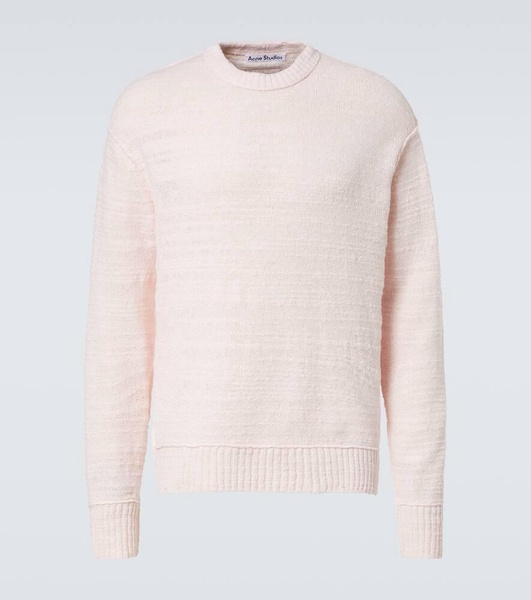 Wool and cotton-blend sweater