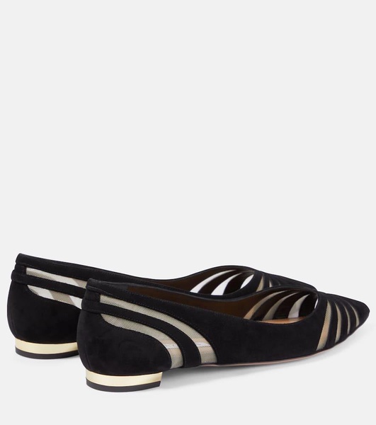 The Spy suede ballet flats