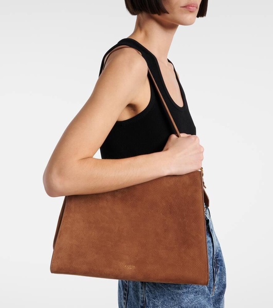 Le Click Medium suede shoulder bag