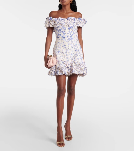 Jardin Petalo cotton poplin minidress