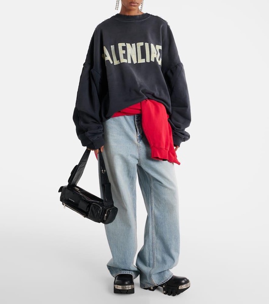 Logo cotton jersey sweatshirt