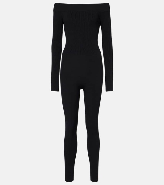 Off-shoulder catsuit