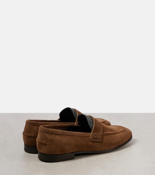 Monili suede loafers