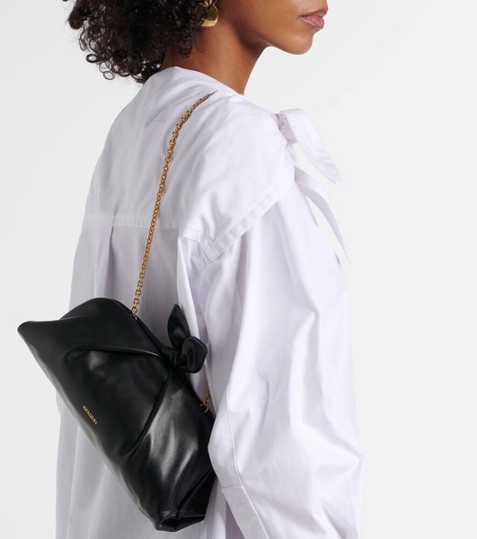 Bow Tie Small leather clutch
