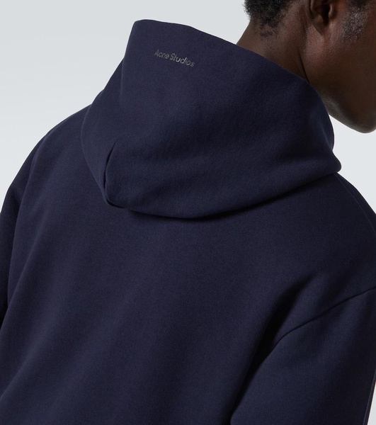 Face cotton jersey hoodie