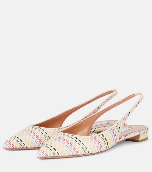 Purist Sling woven slingback flats